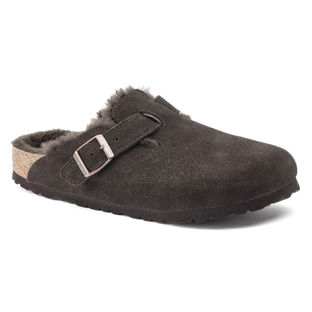 Birkenstock boston suede med foer 