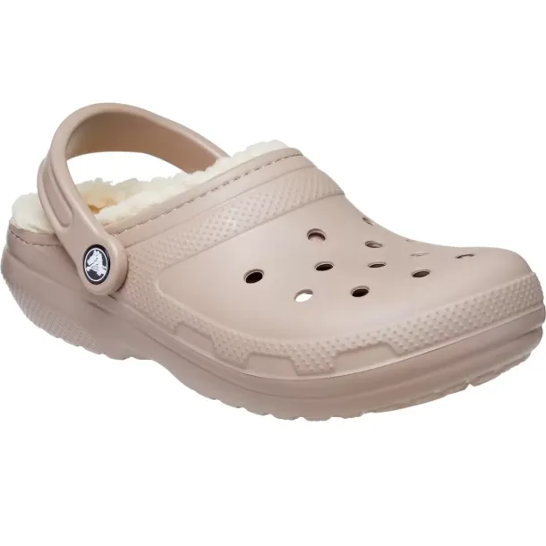 CROCS CLASSIC LINED CLOG BEIGE 